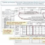 Какой порядок заполнения декларации по налогу на прибыль (пример)?